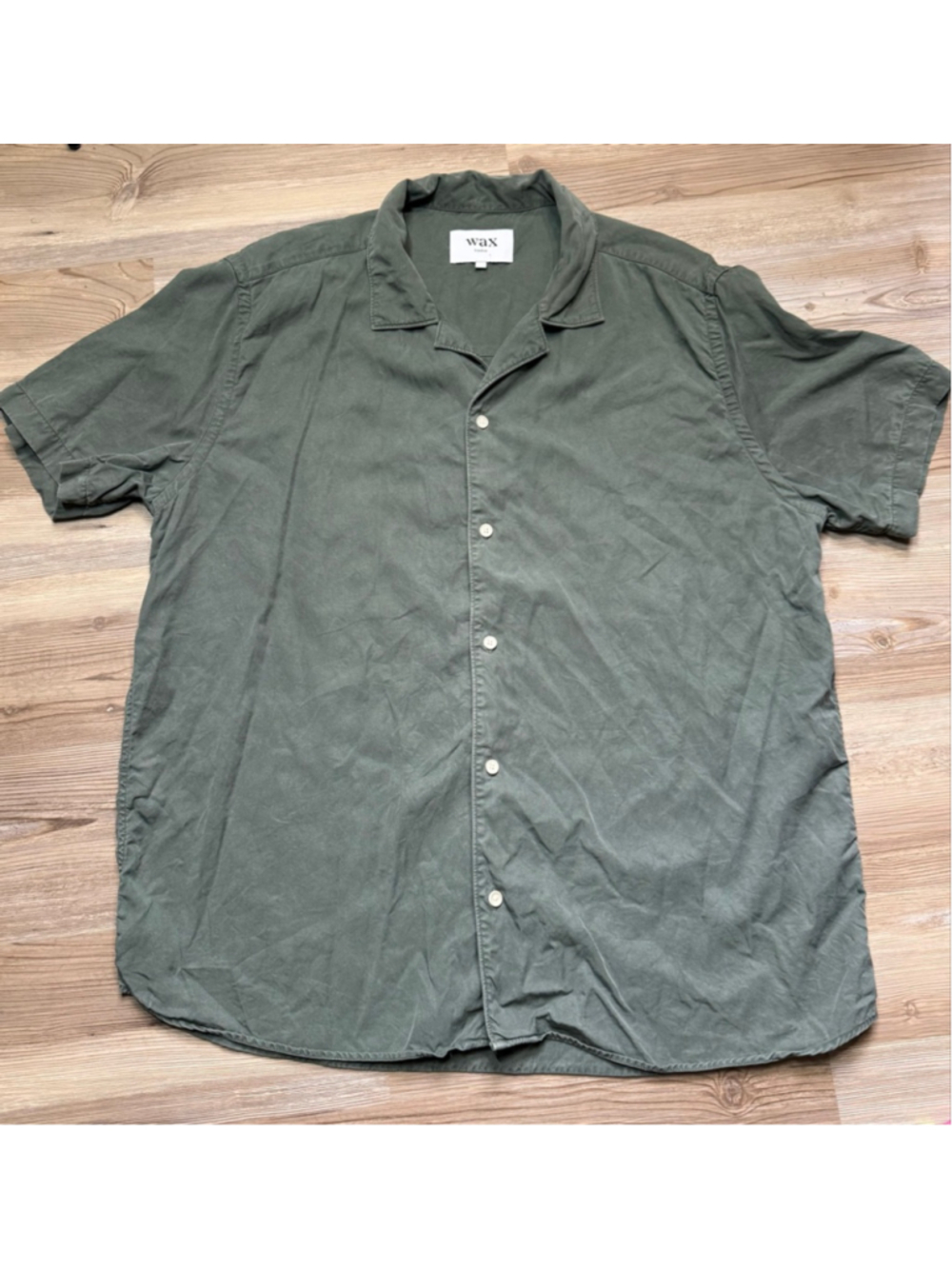 Green Wax London short-sleeve resort shirt size XXL
